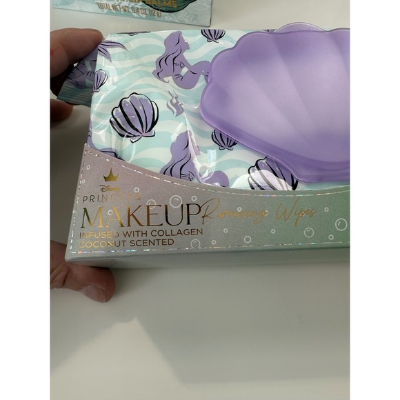 Disney Princess Ariel Makeup Remover Wipes Lip Oil Set‎ Lip Balm Set Gift Bundle - Picture 3 of 9